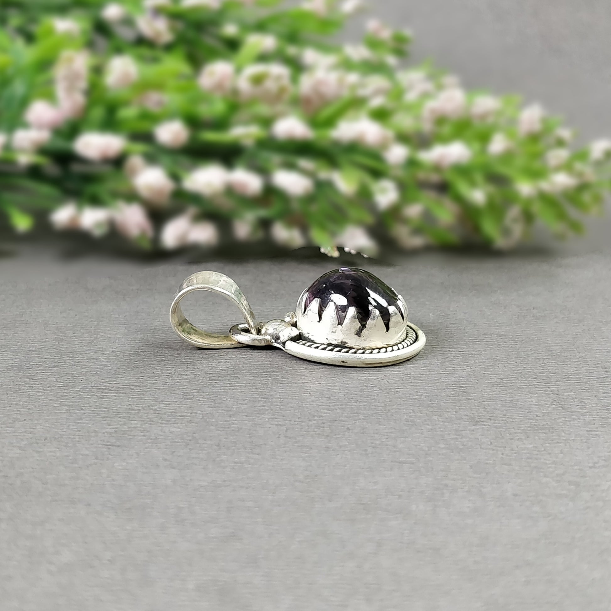 Bezel Set Pendant