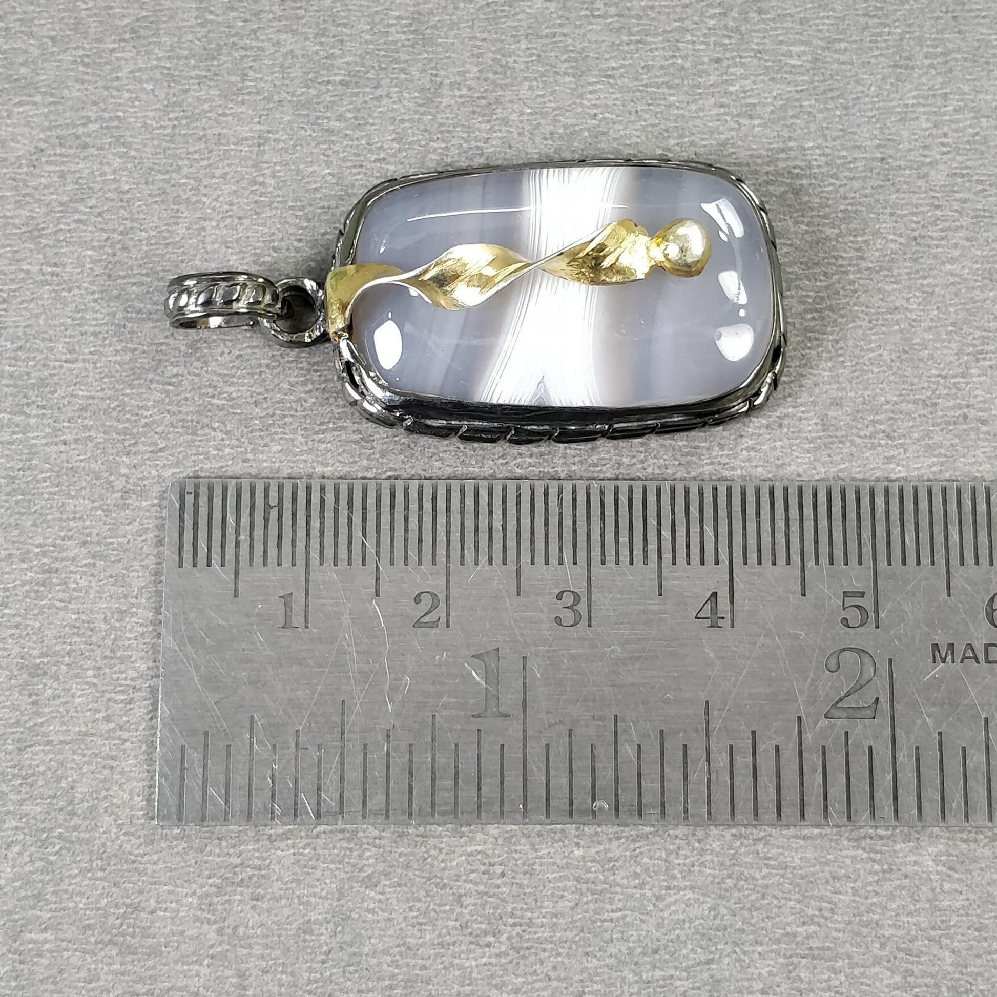 Bezel Set Pendant