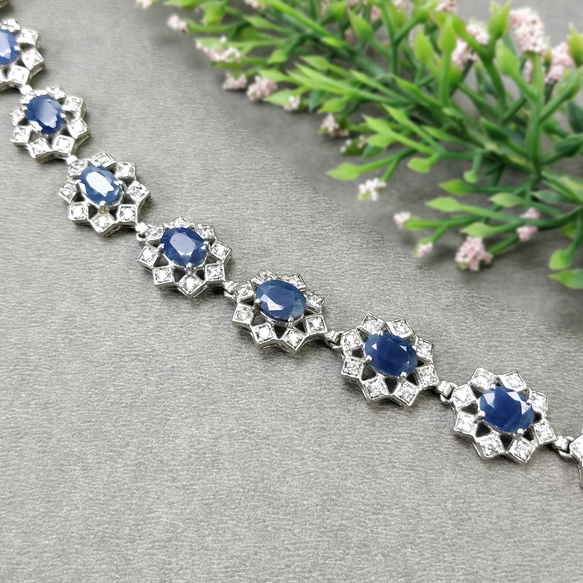 Blue Sapphire Bracelet