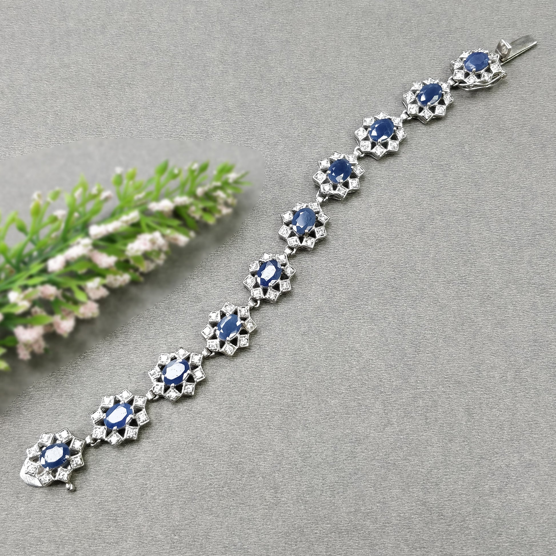 Blue Sapphire Bracelet