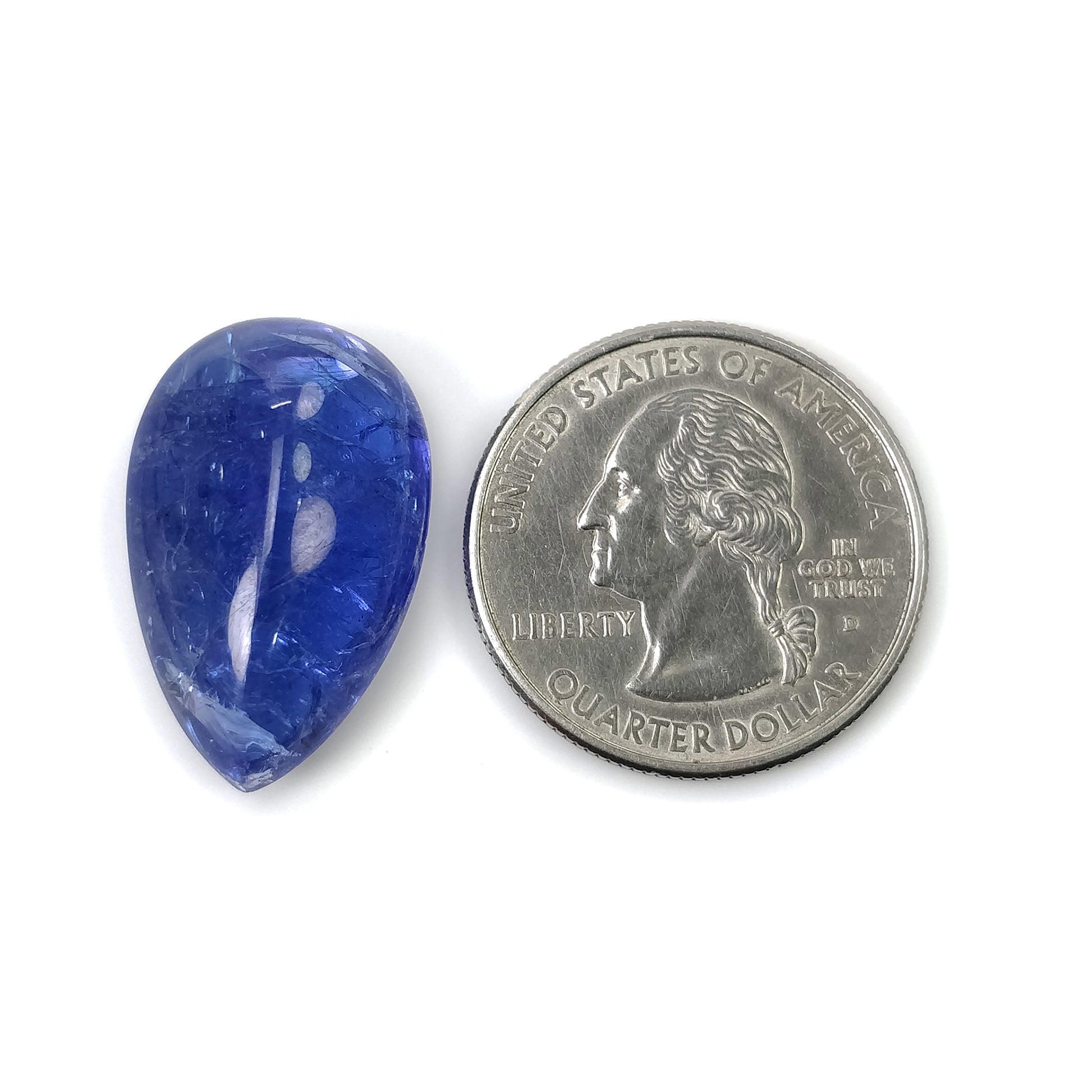 Tanzanite cabochon