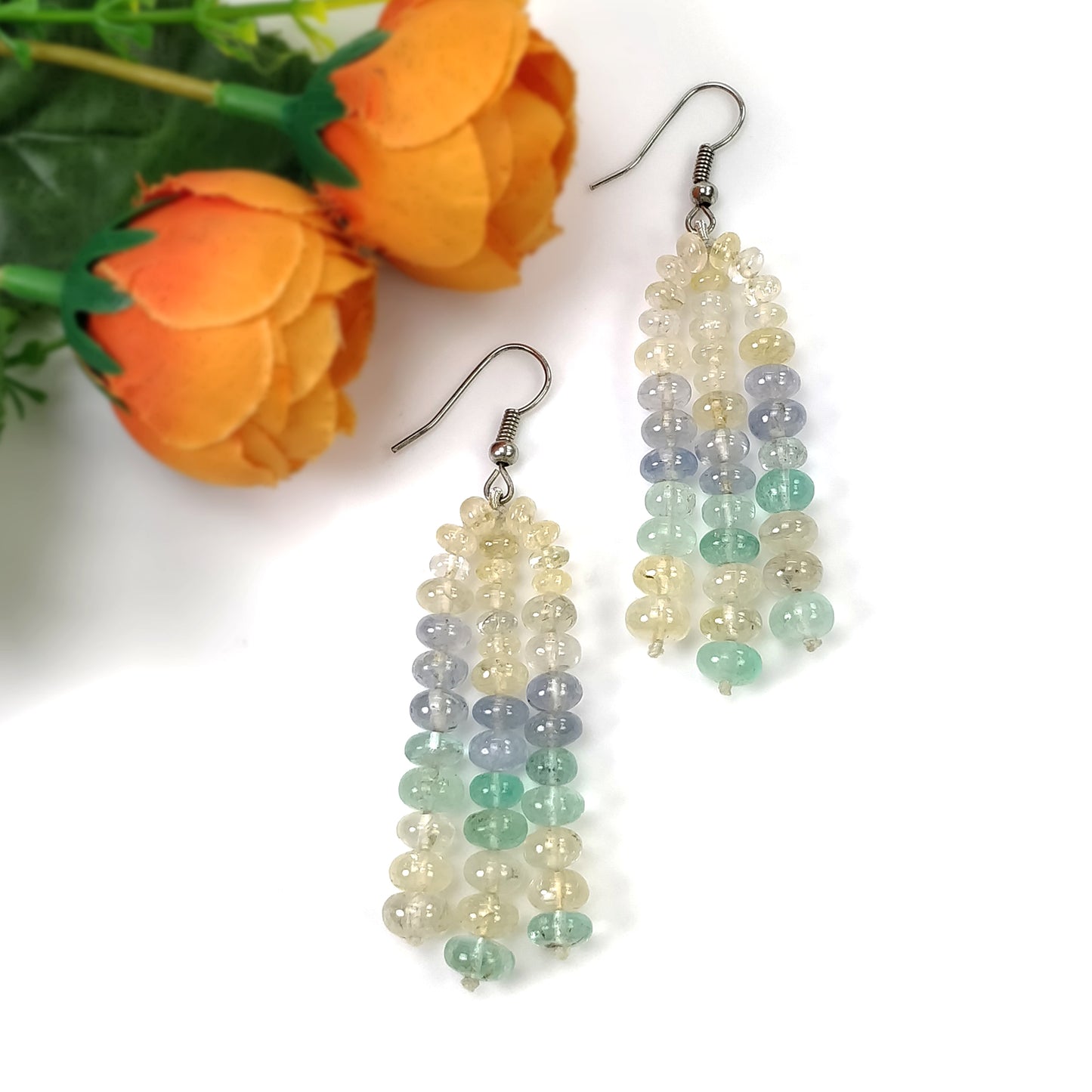 Gemstone Cabs Earrings
