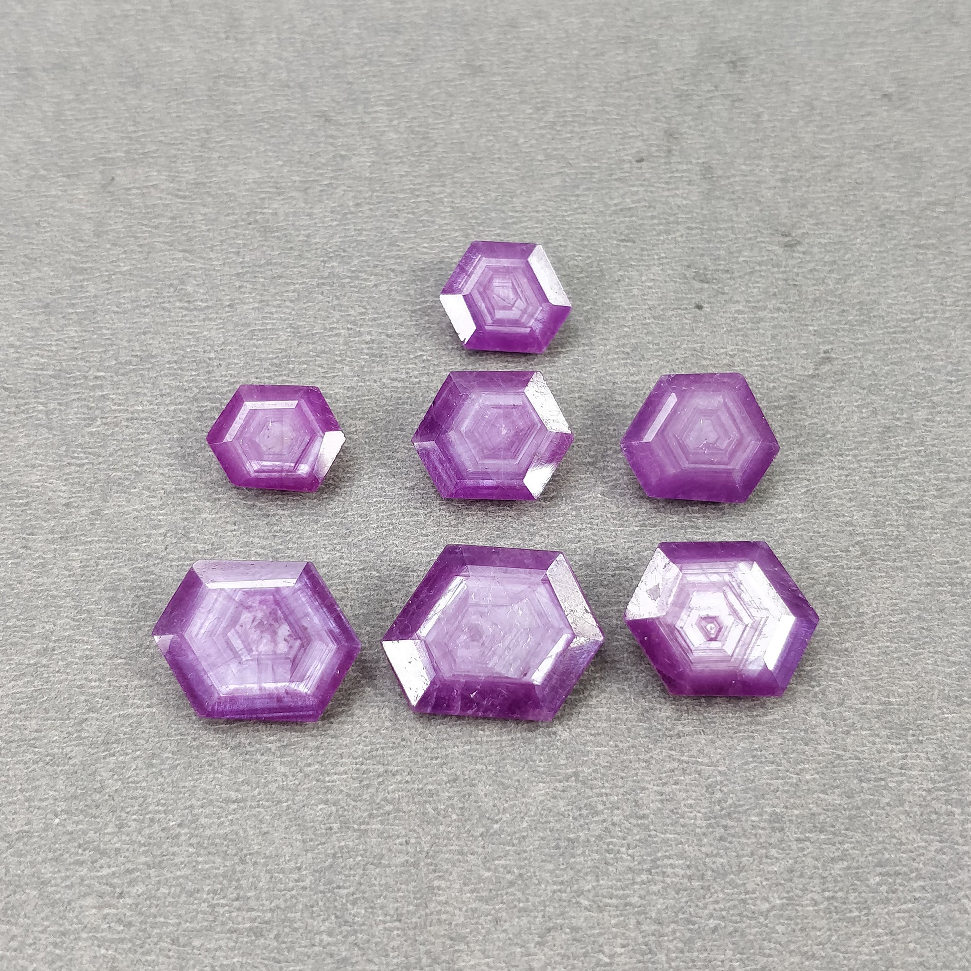 Hexagon Shape Sapphire
