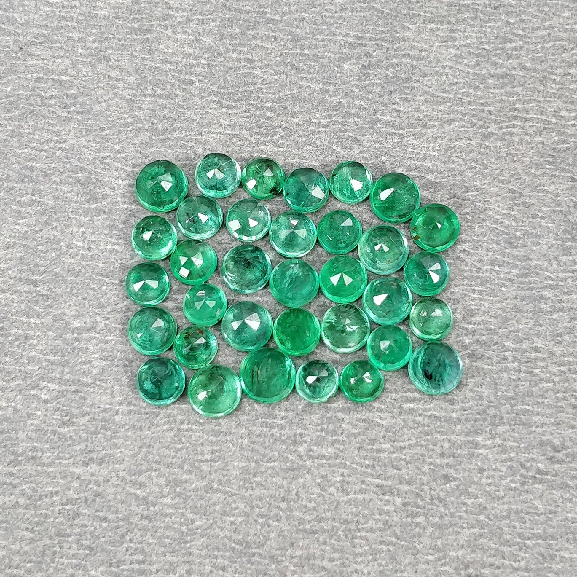 faceted Emerals