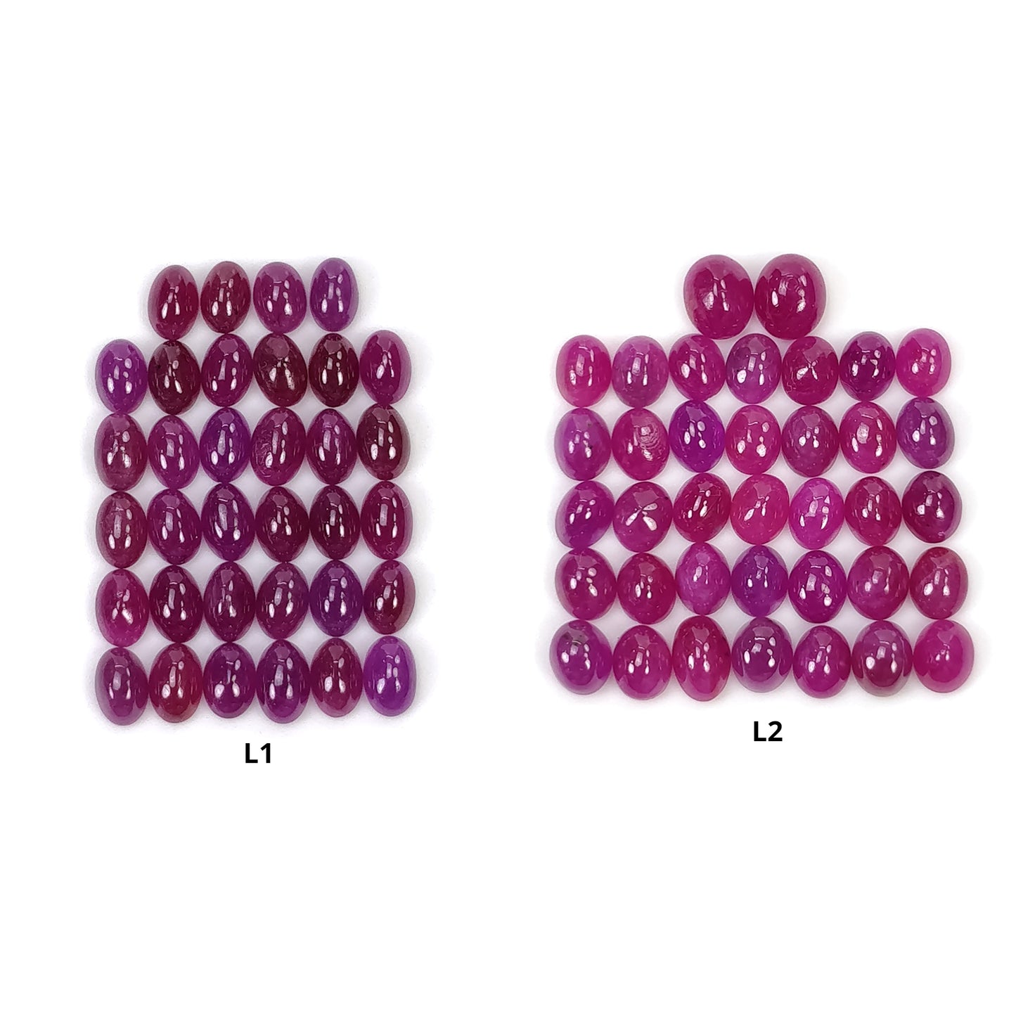Ruby Oval Shape