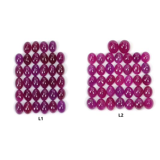 Ruby Oval Shape