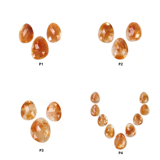 Rose Cut Sunstone 