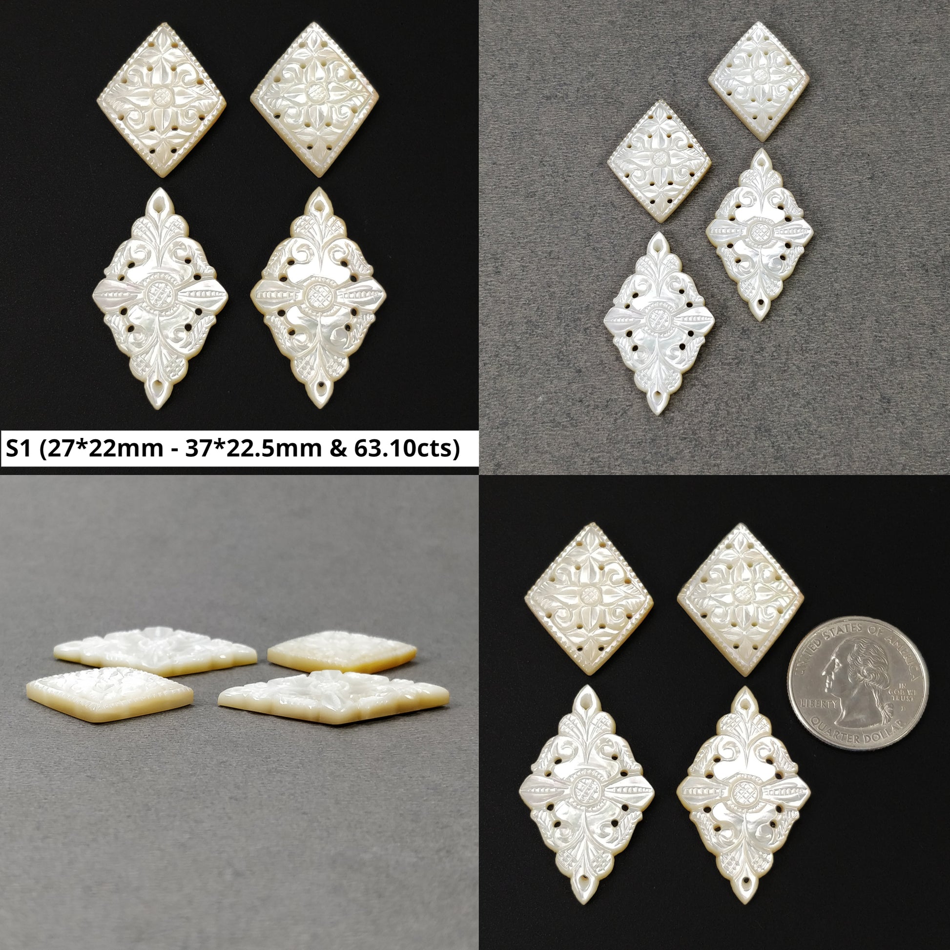 White Mop Gemstone