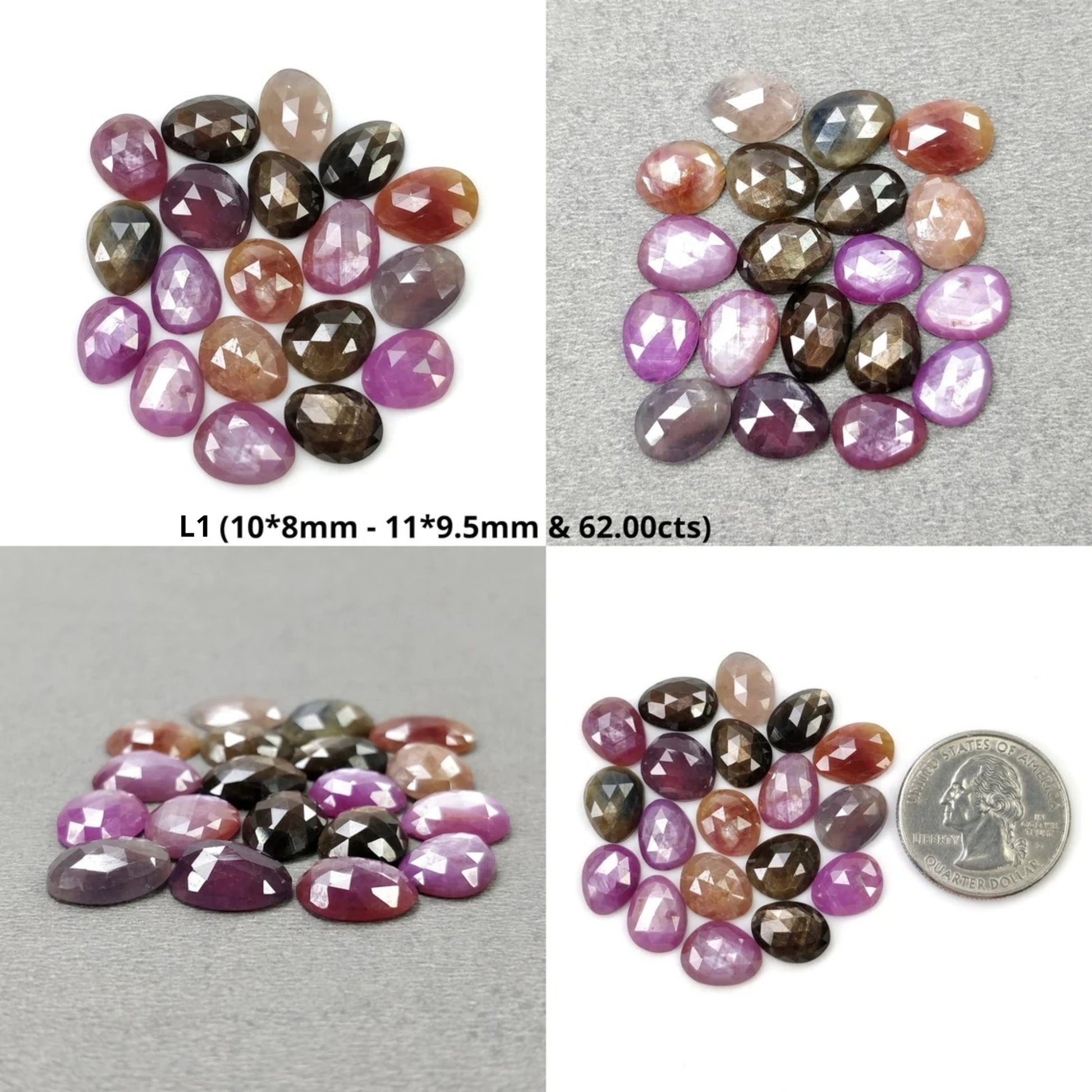 Rose Cut Sapphire