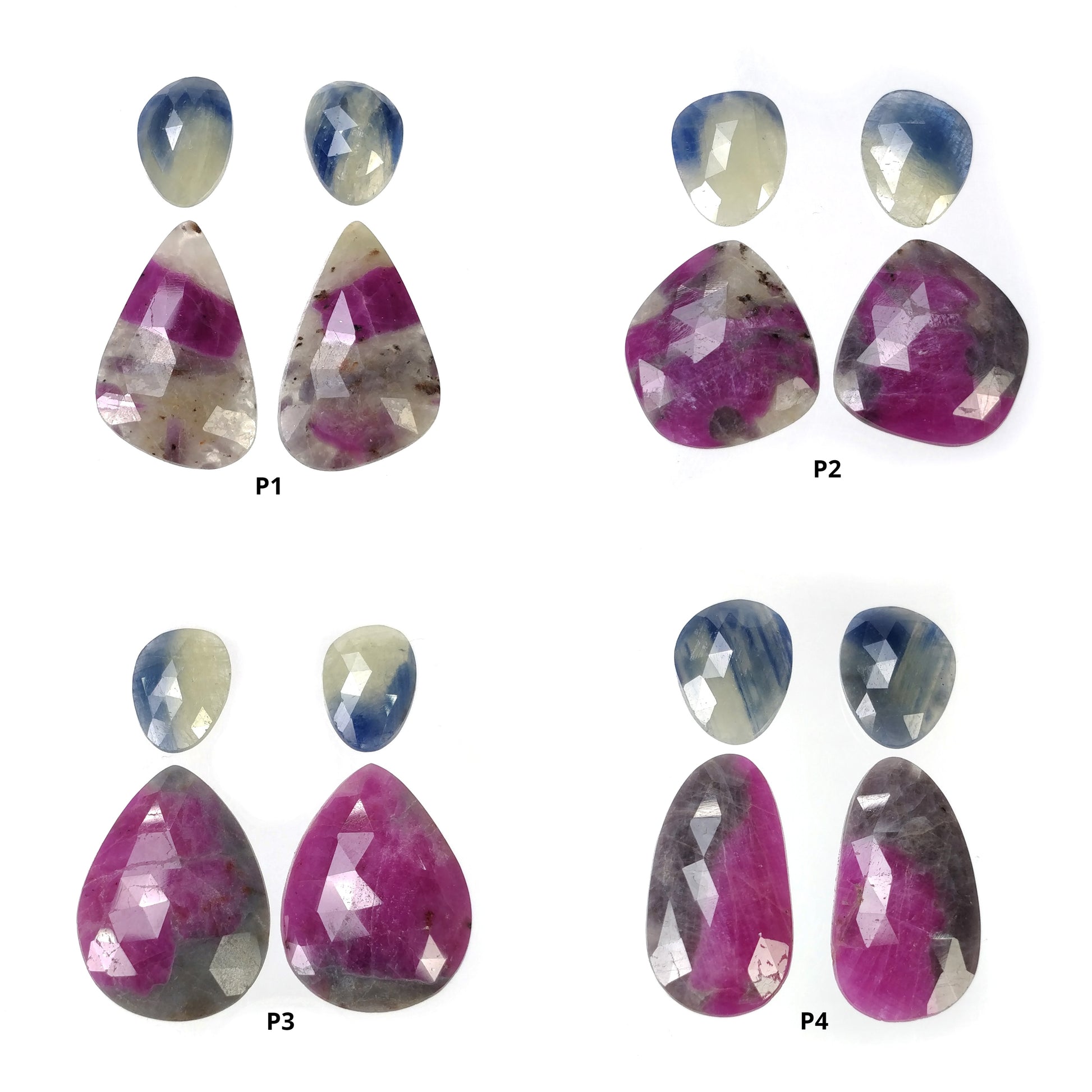 Multi Sapphire Gemstone