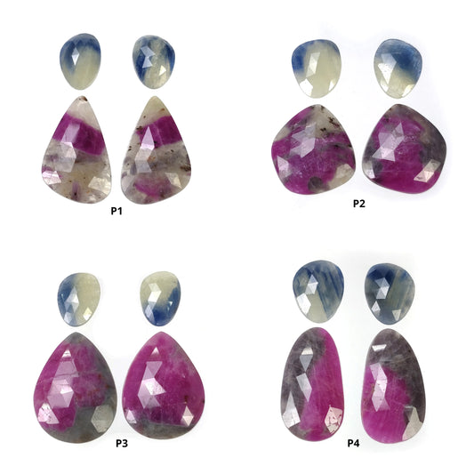 Multi Sapphire Gemstone